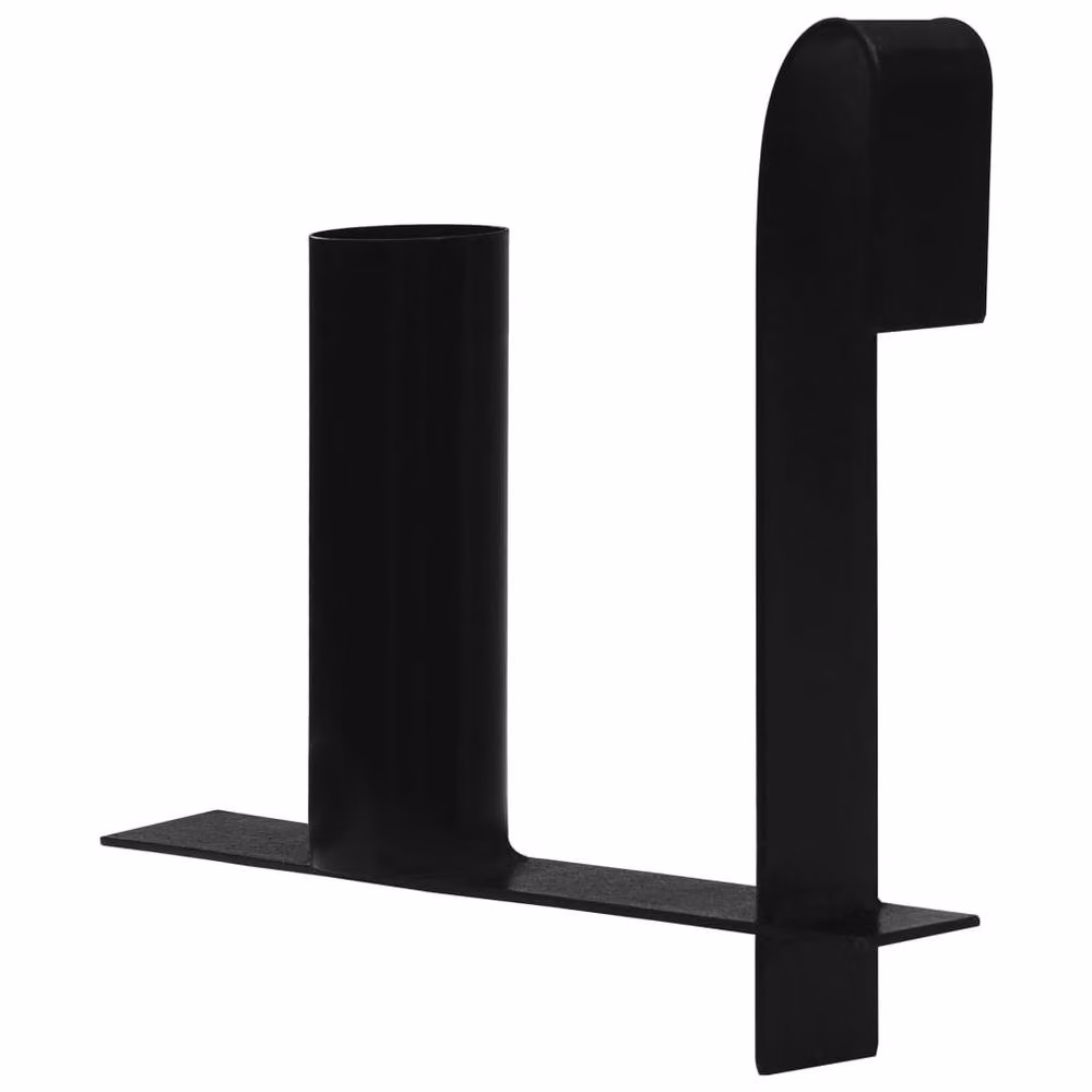 Berkfield Home Practical U-Profile Privacy Fence Strip Dispenser, 3 Piece Steel Set, Black – 5
