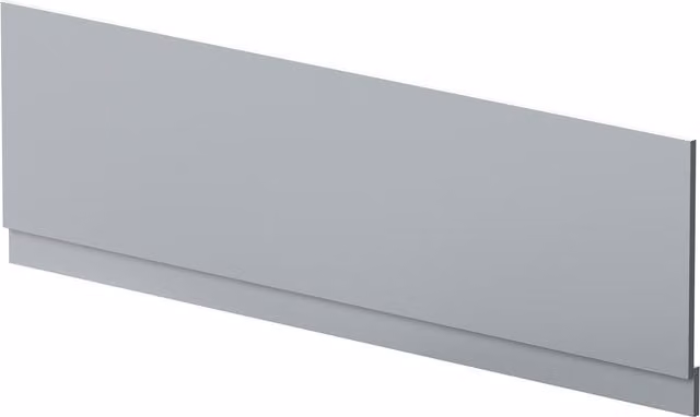 Balterley Straight Reversible Bath Front Panel and Plinth in Grey