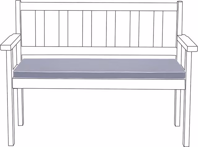 Gardenista Grey Water-Resistant 2-3 Seater Outdoor Bench Cushion, W: 140 cm