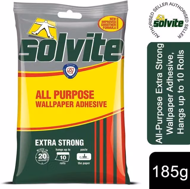 Solvite All-Purpose Extra Strong Wallpaper Adhesive in Green