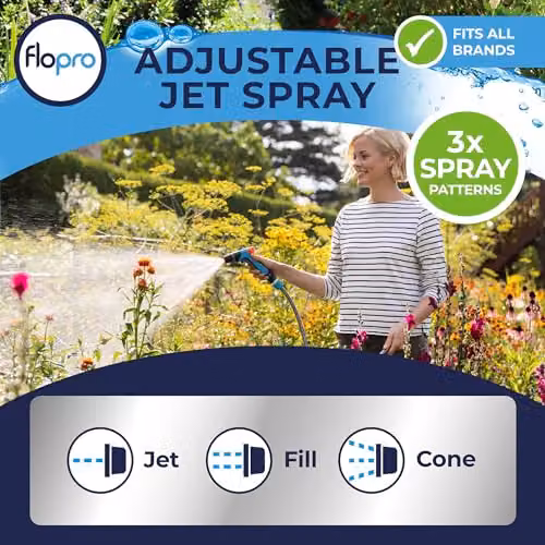 Flopro 70300741 Spray Jet Gun Trigger with Flow Control, Blue – 2