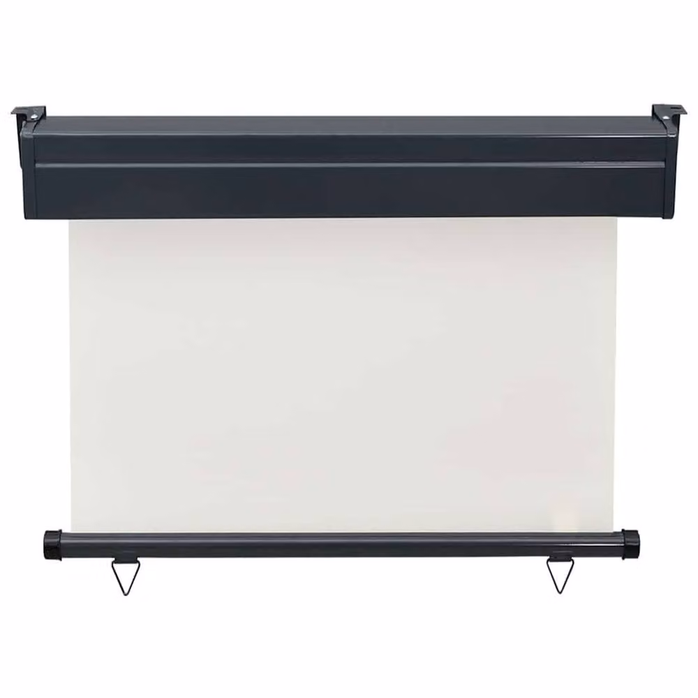 Berkfield Home Single Roller Balcony Side Awning in Cream, W: 105 cm, H: 250 cm – 2