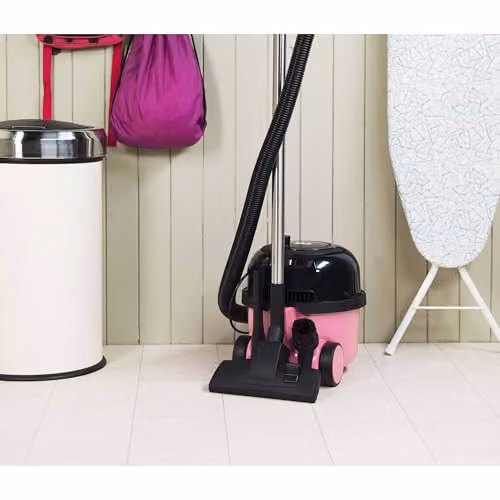 Numatic Hetty Turbo HET160T Compact Cylinder Vacuum Cleaner, 620 W, 6L, Pink – 2