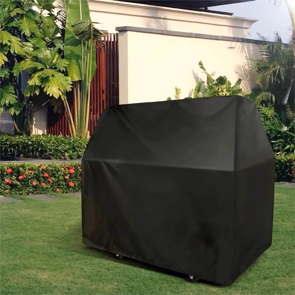 SPETLEK Heavy Duty Waterproof BBQ Grill Cover in Black, W: 100 cm, D: 60 cm – 3