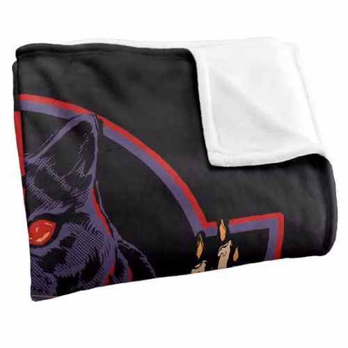 Steven Rhodes Lucipurr Multicolour Super Soft Fleece Throw Blanket W/D/H: 152 x 127 cm – 7