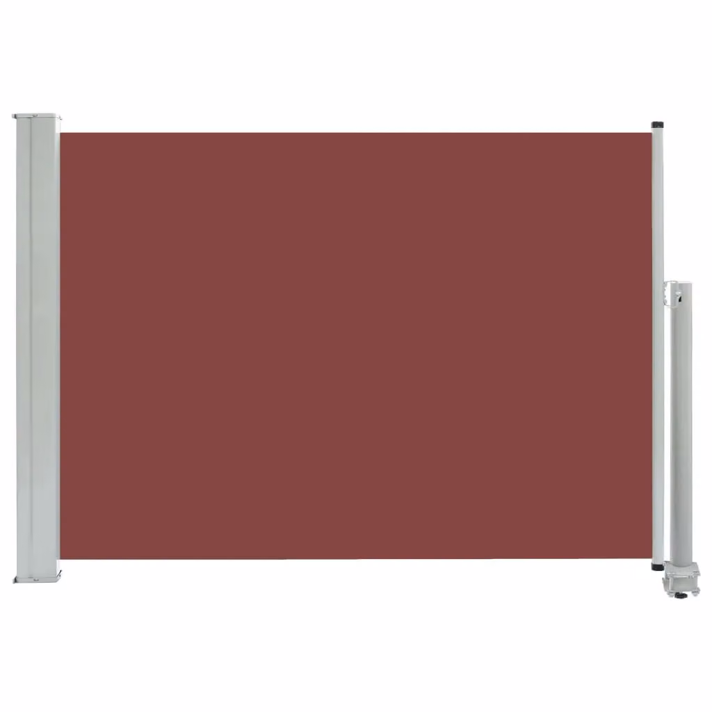 Berkfield Home Patio Retractable Side Awning, Brown, W: 80 cm, L: 300 cm – 2