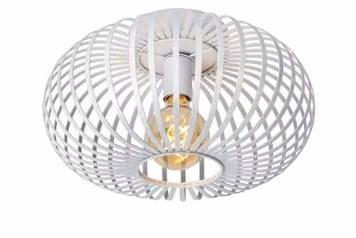 Lucide Manuela Dimmable LED Flush Ceiling Light, White, Diameter: 39.5 cm – 1