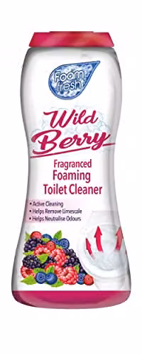 Duzzit Foam Fresh Wild Berry Fragranced Foaming Toilet Cleaner Powder, 370g – 2