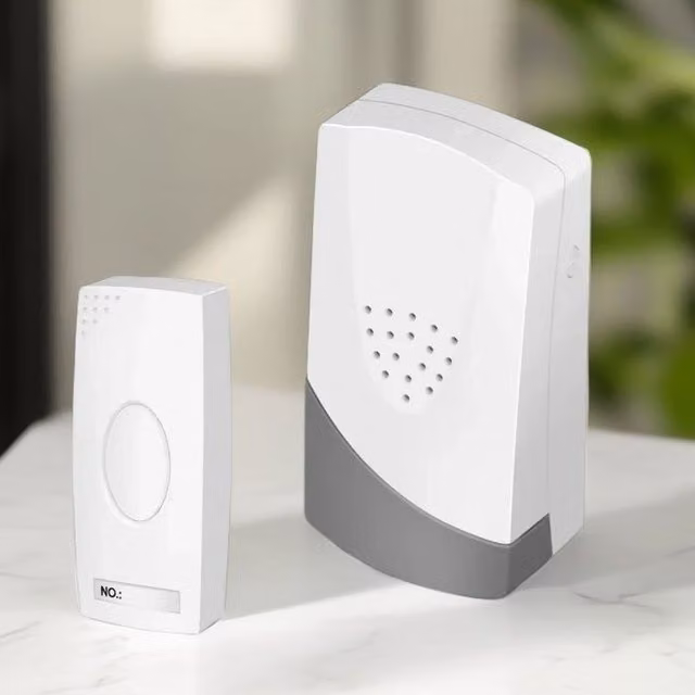 Securlec Wireless Doorbell with 38 Tunes and 100m Long Range Receiver, White