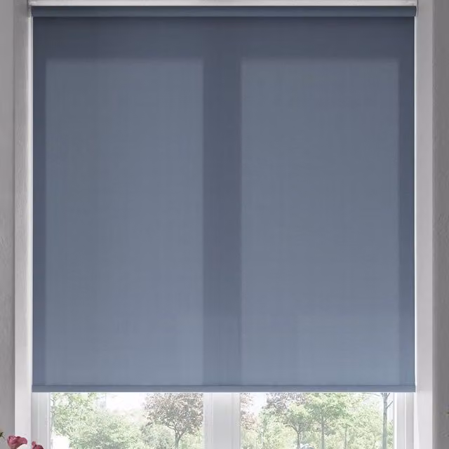 Terrys Riviera Made to Measure Roller Blind in Blue Denim Textile
