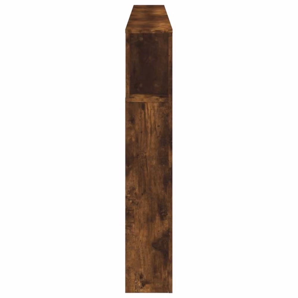 Berkfield Home LED Headboard in Smoked Oak, Brown Engineered Wood, W: 220 cm, D: 18.5 cm, H: 103.5 cm – 6