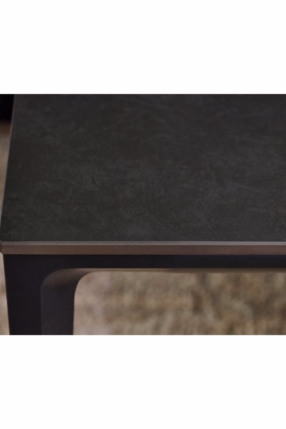 Julian Bowen Miami Rectangular Marble Top Dining Table in Grey and Black, W/D/H: 120 x 76 x 80 cm – 6