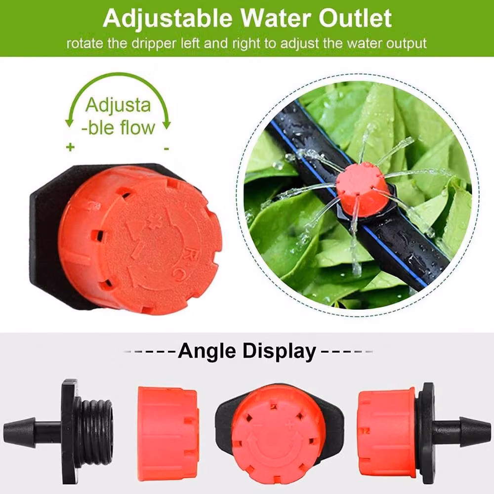KORVIXA 4mm Sprinkler Watering System Heads in Red, 100g – 5