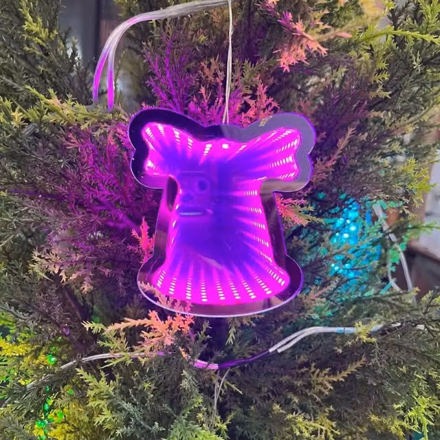 Leaper Style 5 LED Christmas Decoration Night Light in Purple