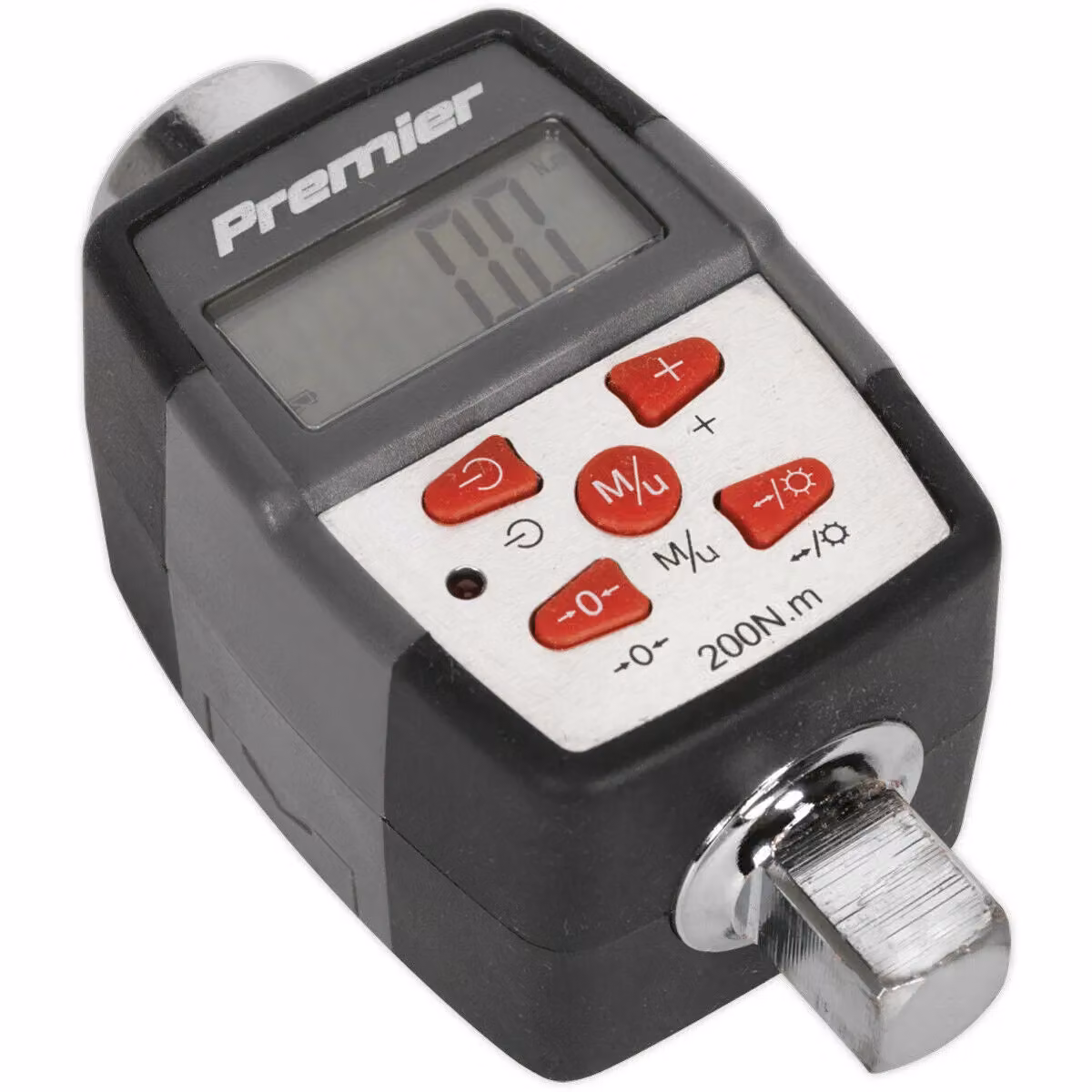 Loops Digital Torque Adaptor with Angle Function, 1/2 inch Square Drive, 20 to 200 Nm Range, Black and Multicolour – 4