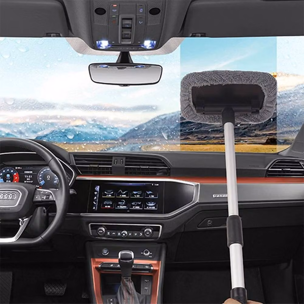FLAVORA Telescopic Car Windscreen Squeegee and Window Cleaner in Black – 2