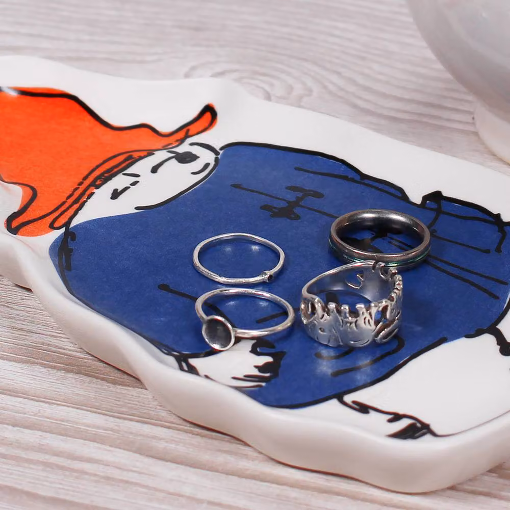 Paddington Bear Ceramic Trinket Dish in Blue, Diameter: 18 cm – 3