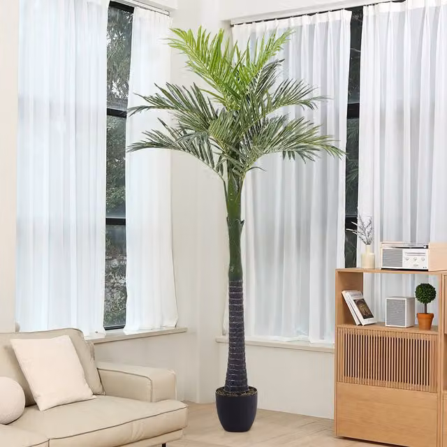 Breeins Artificial Green Coconut Palm Tree