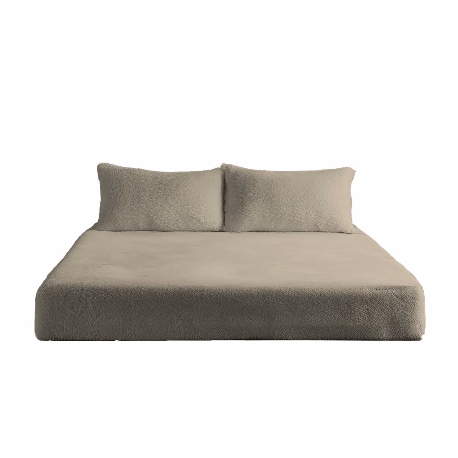 Snug City Beige Teddy Fleece Extra Deep Fitted Sheet, Single, W/D/H: 90 x 190 x 30 cm – 2