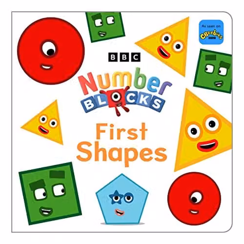 Numberblocks First Shapes Board Book by Sweet Cherry Publishing for Preschool Ages 3-6