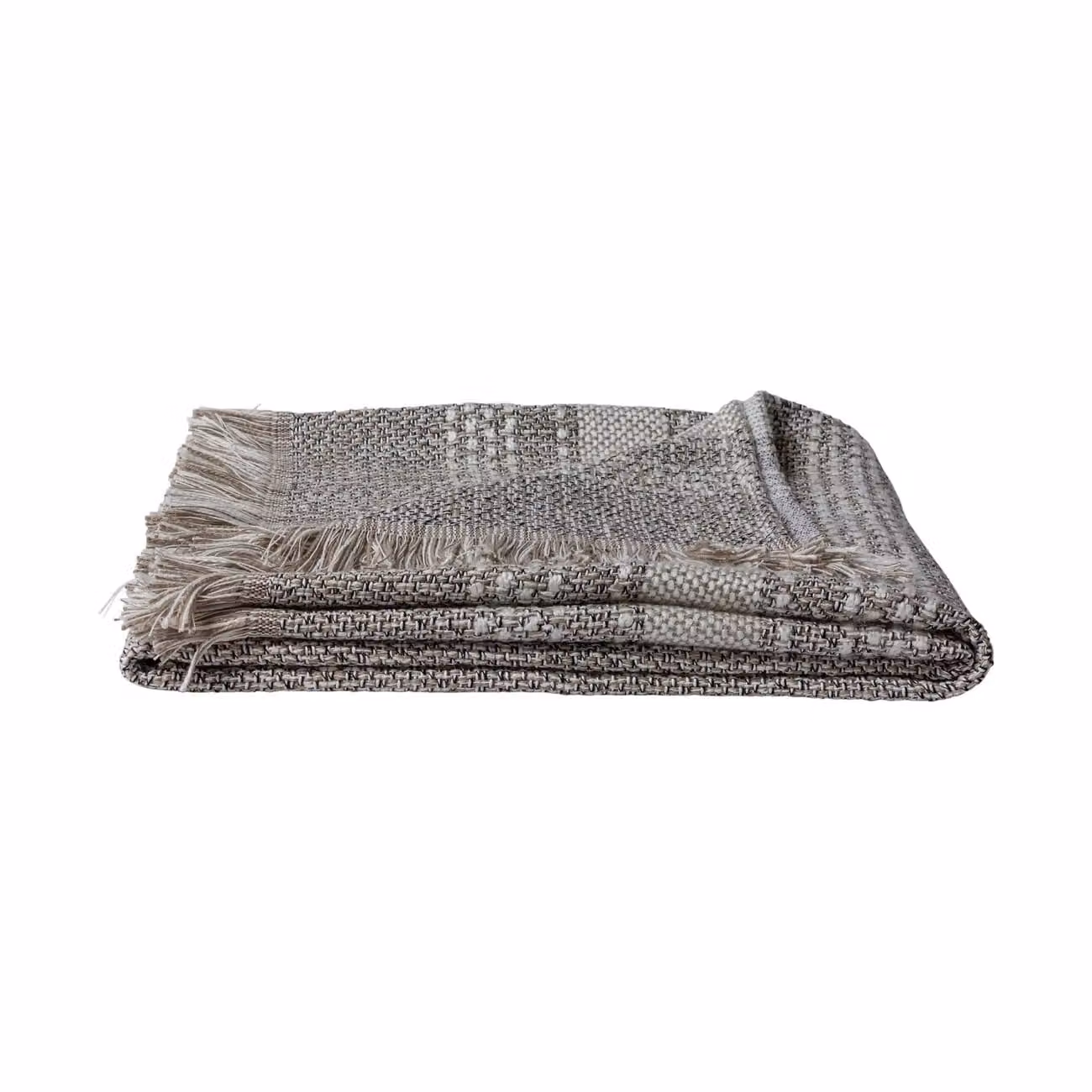 Dome Deco CELOSIA Geometric Grey Throw W/D/H: 160 x 140 x 1 cm