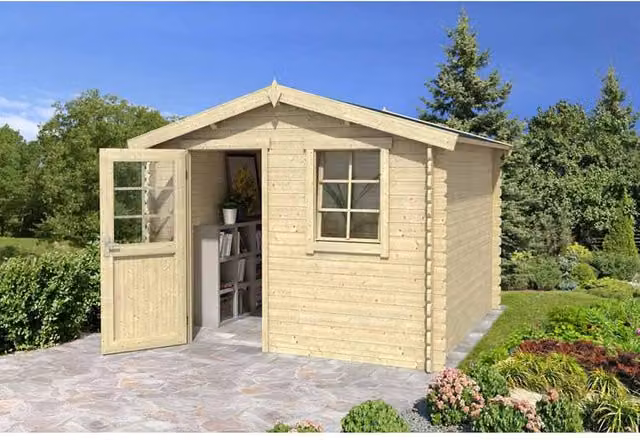 Lasita Maja Ltd Nina 275 Log Cabin Garden Room and Home Office in Natural – 1