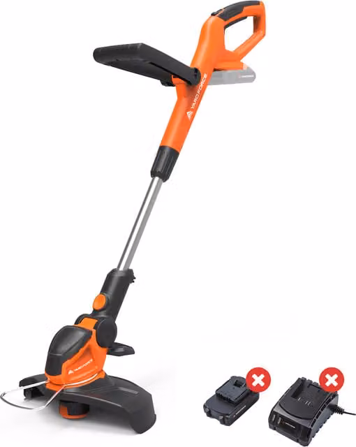 Yard Force LT C25W 20V Orange Grass Trimmer with 25cm Cutting Width (Body Only)