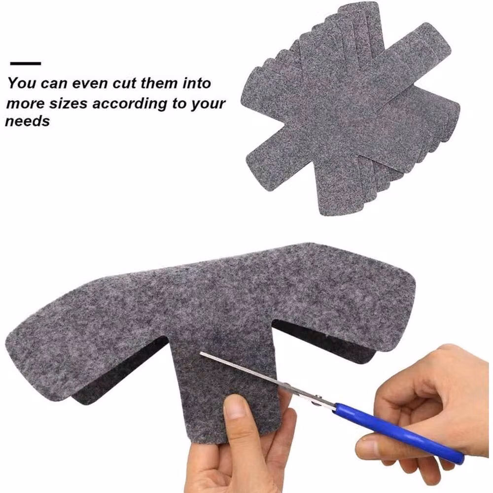 FLAVORA 12-Pack Non-Slip Pot Divider Separator Pads in Grey (0.6m2) – 5