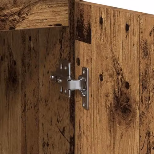 vidaXL Rustic Sideboard with Drawer in Old Wood Brown, W/D/H: 71 x 35 x 65 cm – 5