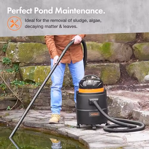 VonHaus 1400W Wet and Dry Pond Vacuum Cleaner in Black with 30L Tank – 2