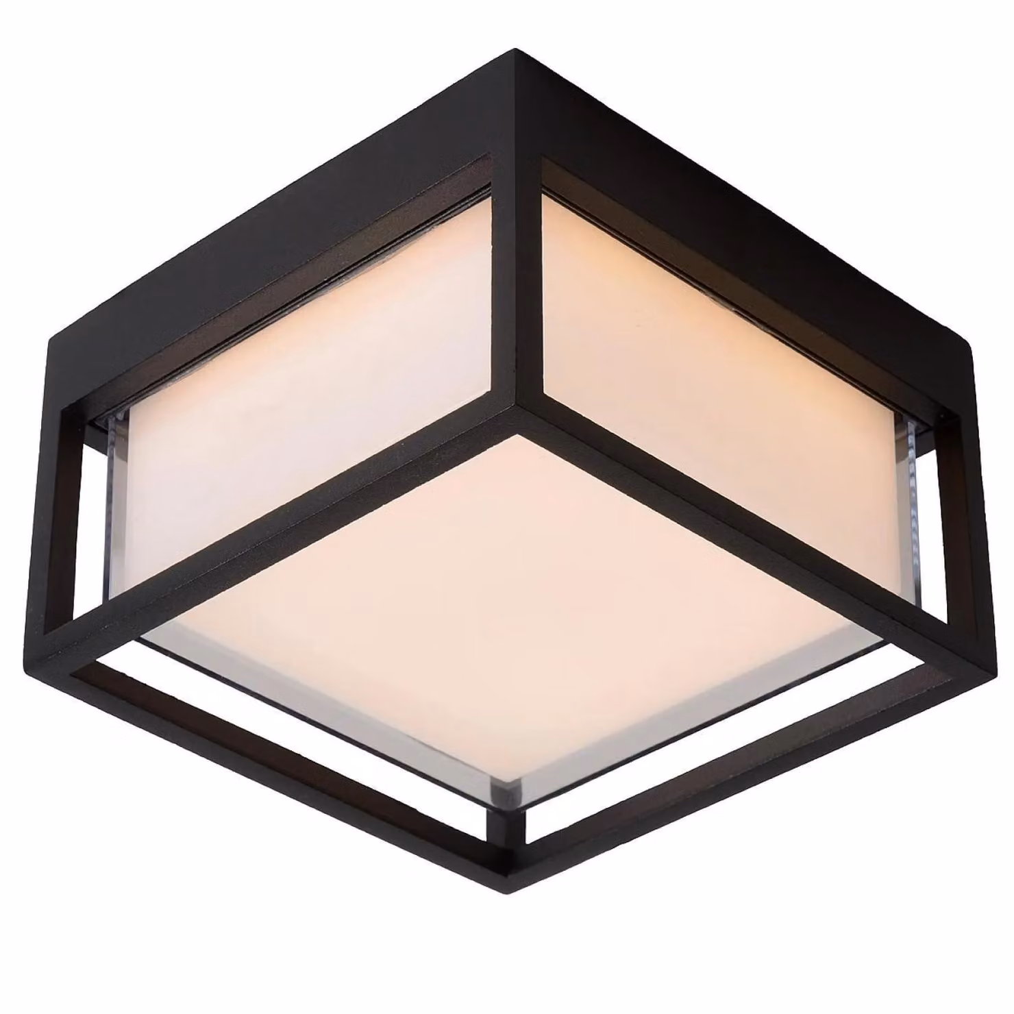 Lucide SINGA Black Aluminium Outdoor LED Wall Light with IP54 Water Resistance – 3
