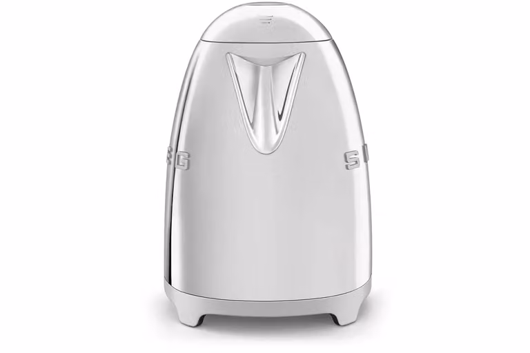 Smeg Kettle and 2 Slice Toaster Set in Stainless Steel Silver