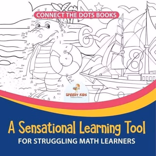 Speedy Kids Connect the Dots Learning Book for Children in Orange and Multicolour