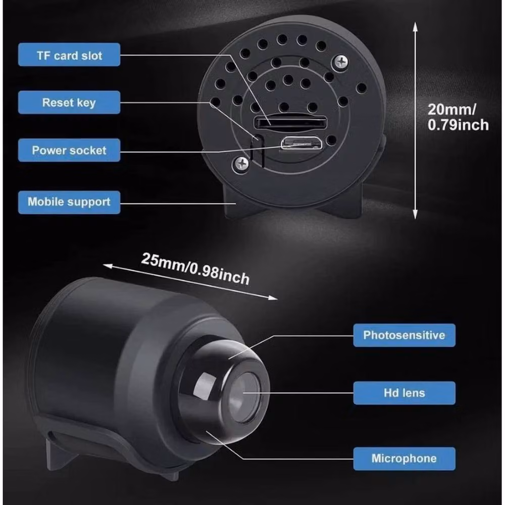 KORVIXA Home Wireless WiFi Smart Security Camera in Black – 2