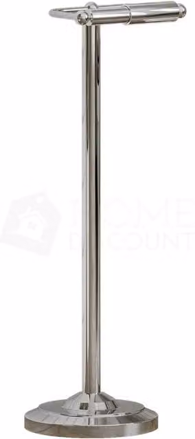 SPETLEK Freestanding Stainless Steel Toilet Paper Roll Holder in Silver Chrome – 1