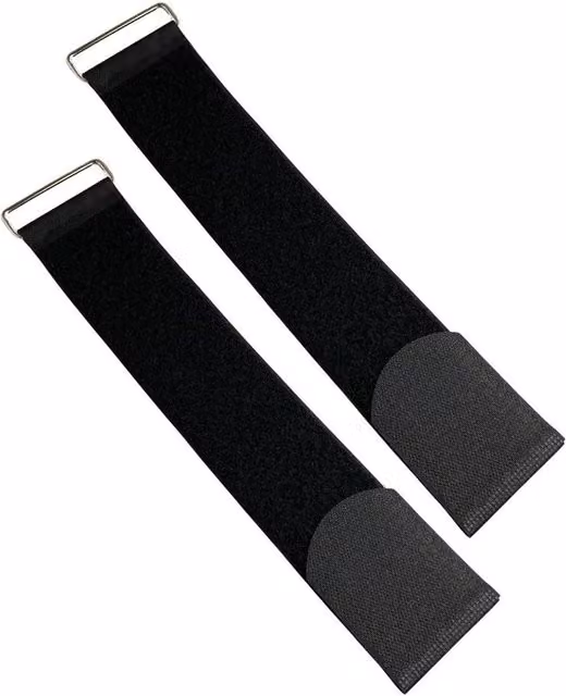 SPETLEK Adjustable Velcro Ratchet Strap with Metal Buckle, Black, W: 3 cm, L: 130 cm – 1