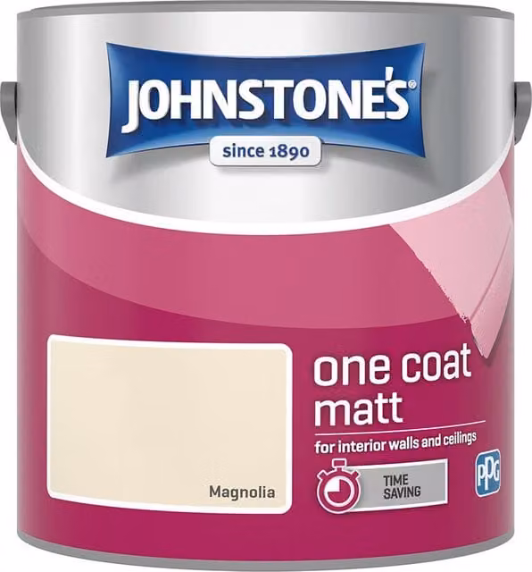 Johnstone's One Coat Matt Emulsion Paint, Beige, 2.5L