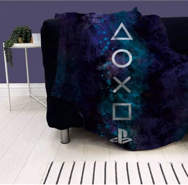 Playstation Multicolour Fleece Nebula Crib Blanket – 1