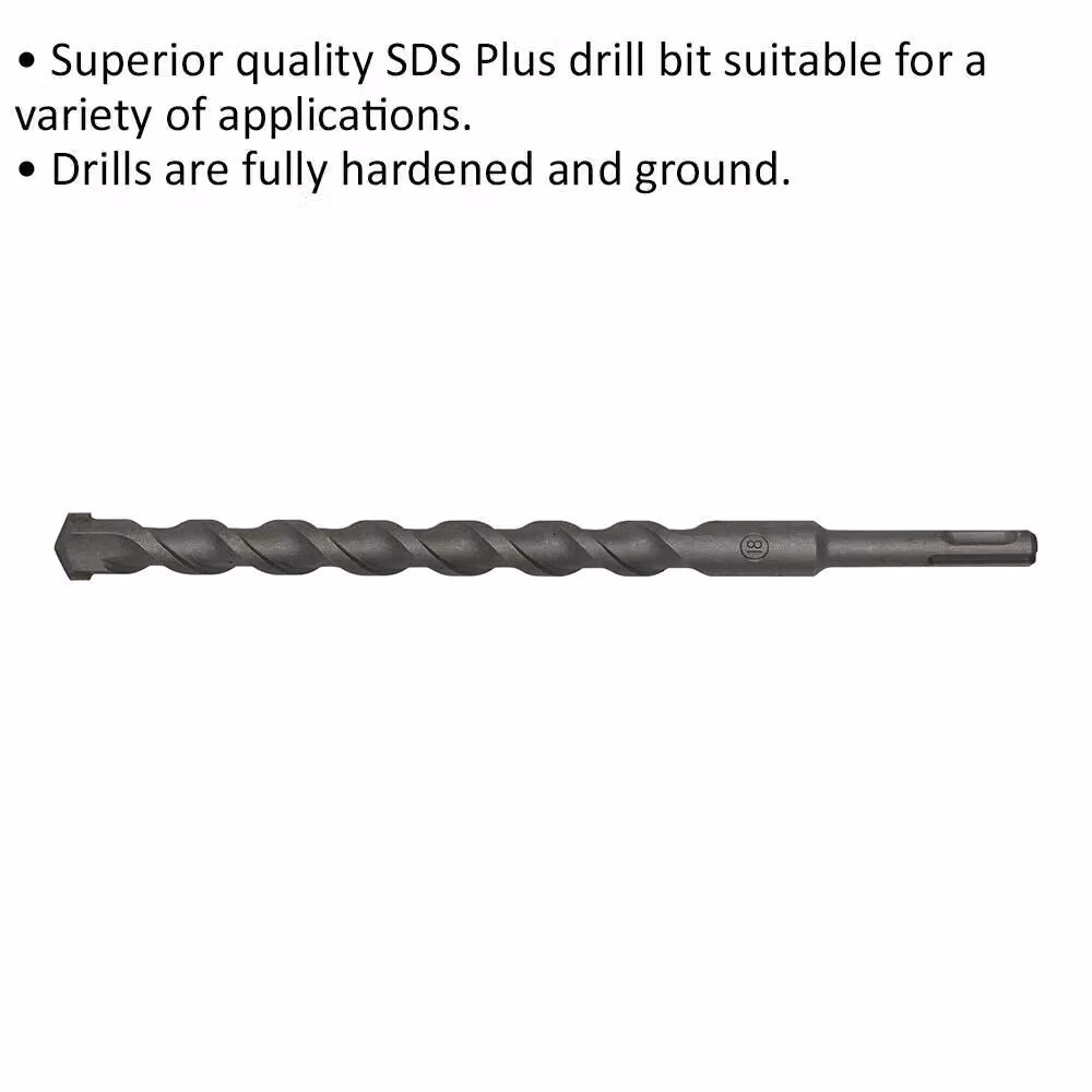 Loops SDS Plus Drill Bit, Grey and Multicolour, Diameter: 18 mm, Length: 250 mm – 2