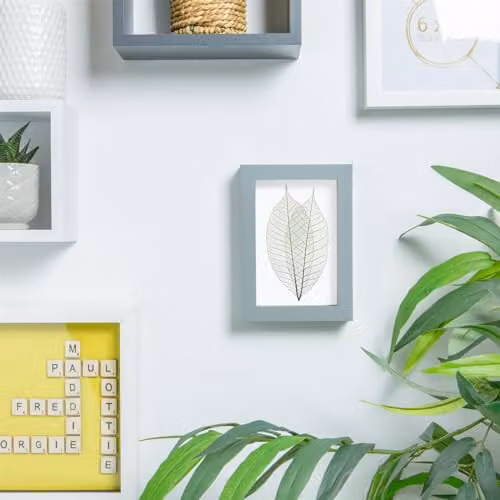 Nicola Spring Rectangular Photo Frames, Grey, Pack of 5, Fits 10 x 15 cm – 2