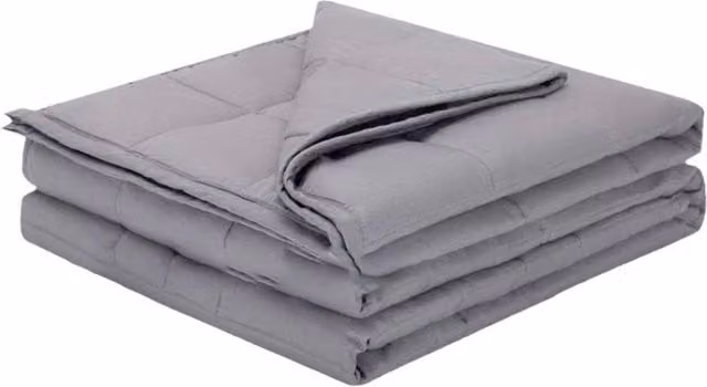 KDMD Grey Breathable All Season Weighted Blanket for Kids, 5.8 kg, W/D/H: 127 x 127 x 127 cm – 1