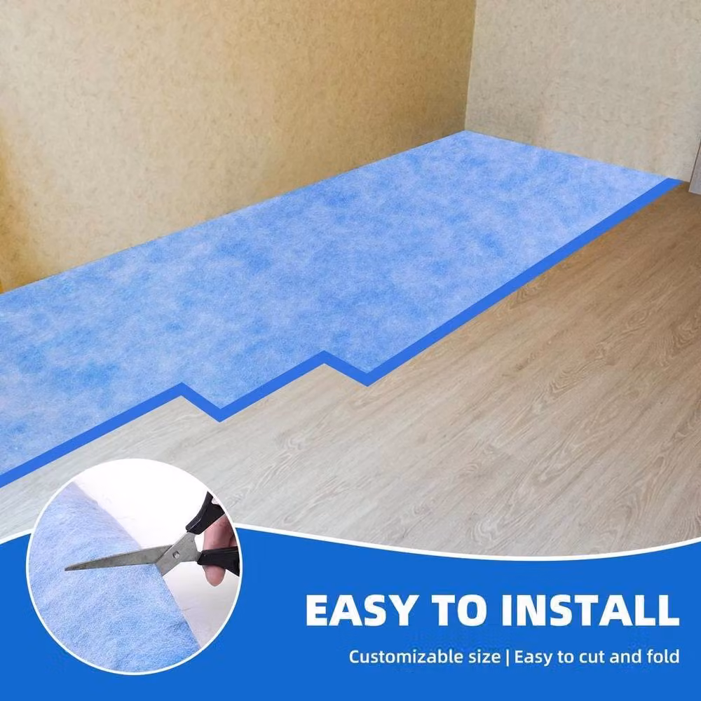 FLAVORA Blue Waterproof Tanking Matting Membrane Sheet, W: 180 cm, D: 180 cm, H: 180 cm – 4