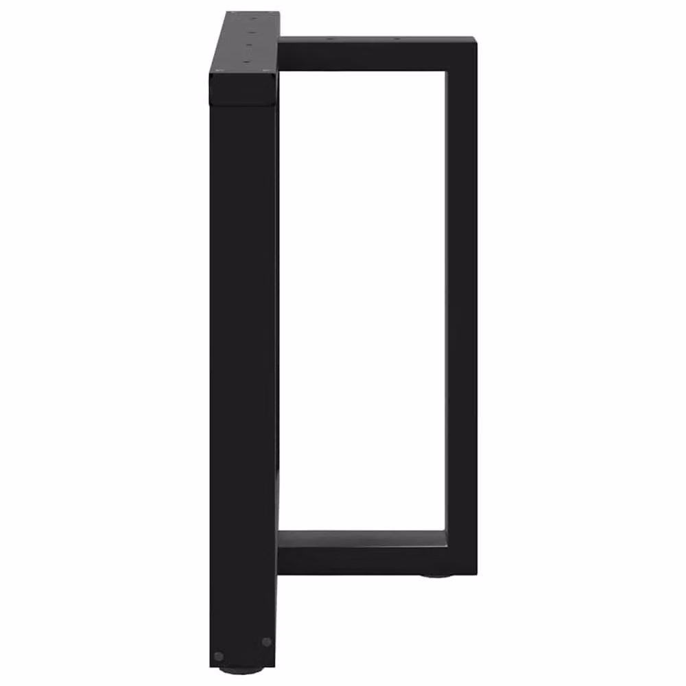 Berkfield Home T-Shaped Dining Table Legs, 2 Piece Set, Black, W/D/H: 70 x 35 x 72.5 cm – 2