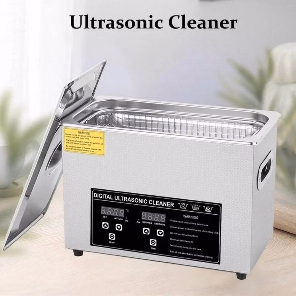 SPETLEK 2L Digital Ultrasonic Cleaner in Silver with Stainless Steel Bath, W: 100 cm, D: 60 cm – 2