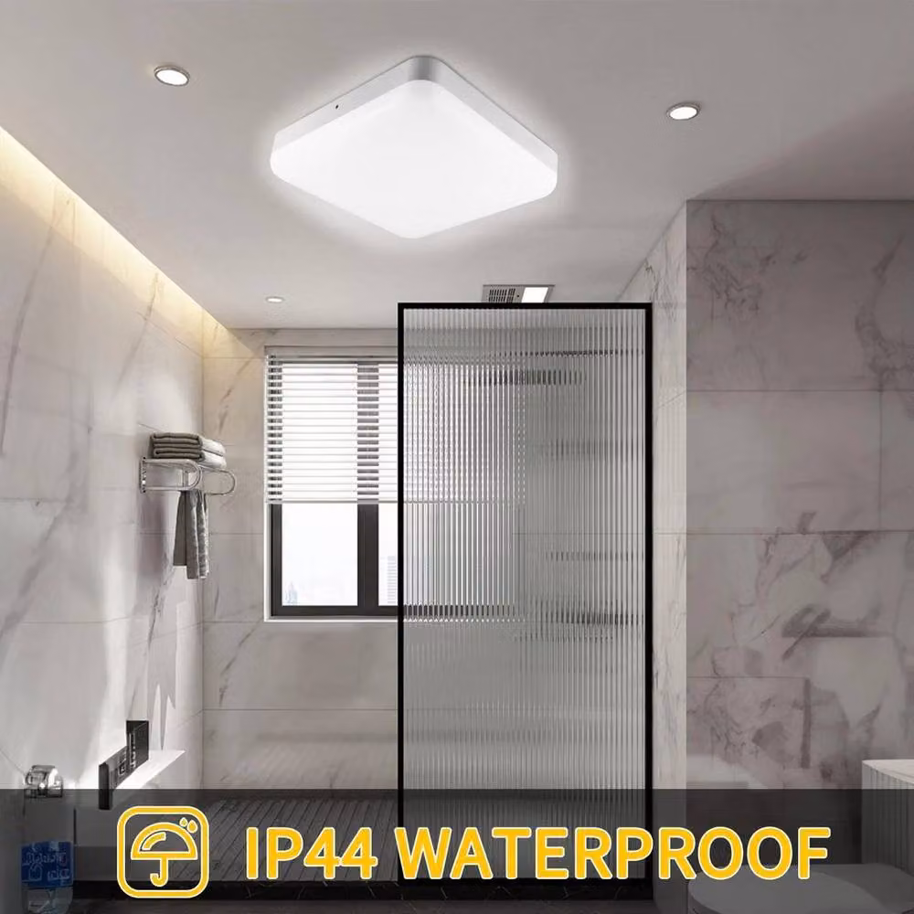 PAWNORA 36W LED Ceiling Light in White, W/D/H: 20 x 20 x 4.5 cm – 2