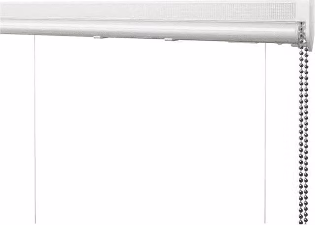 New Edge Blinds Deluxe PVC Cassette Roman Blind Kit in White, W: 205 cm, H: 210 cm
