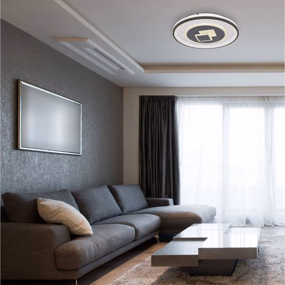 Netlighting Sundi Semi Ceiling Light White LED Dimmable with Remote Control – 3