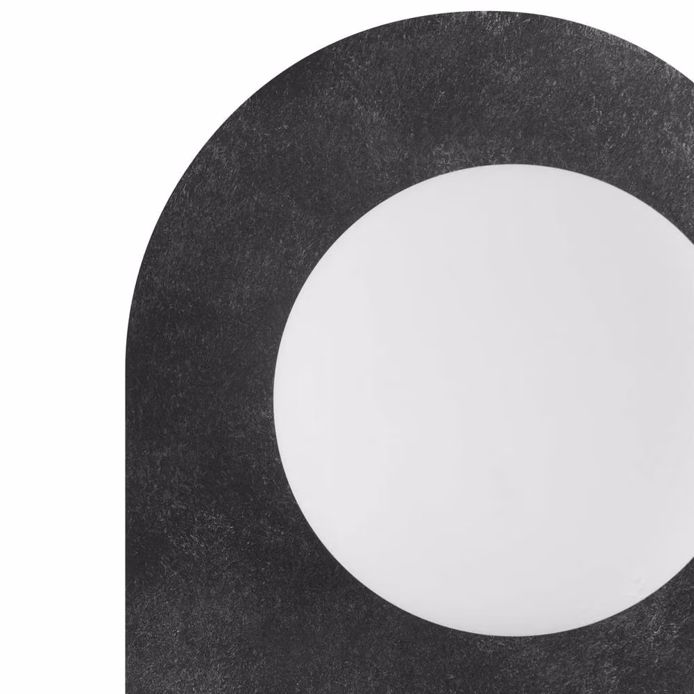 Wyld and Coco Grey Wall Lamp with Glass Shade and Metal Finish – 3