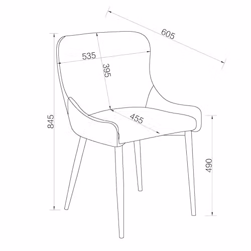 Bentley Designs Rubens Pair of Modern Upholstered Dining Chairs in Grey Boucle – 2