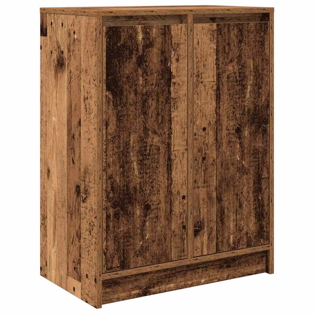 Berkfield Home Rustic Old Wood Sideboard in Brown, W/D/H: 57 x 34 x 76 cm – 2